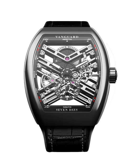 Часы Franck Muller Vanguard Skeleton V_45_S6_SQT-steel